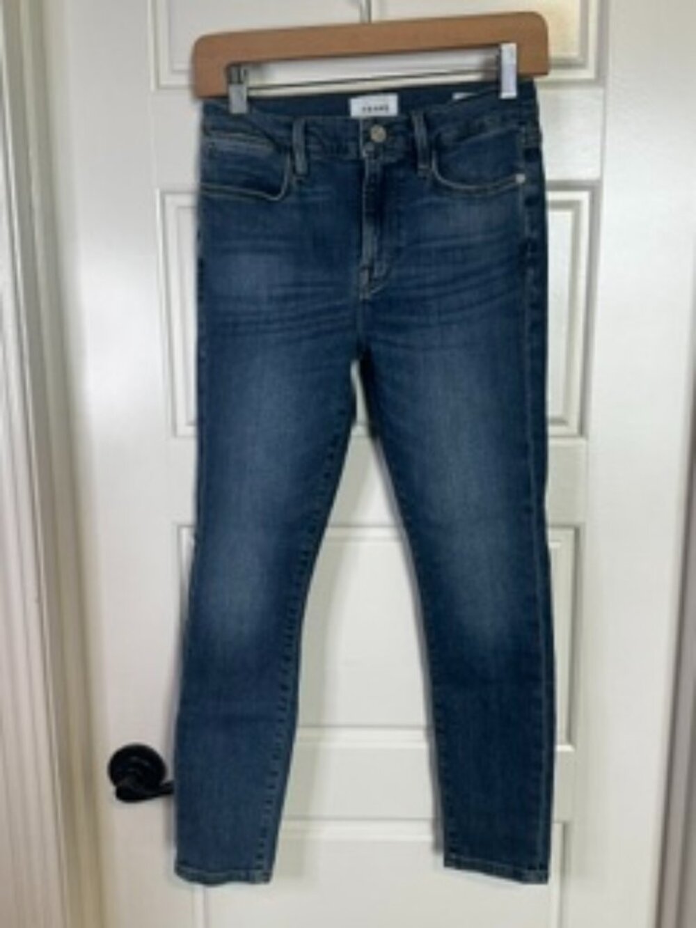 Frame Le High Skinny Crop Jeans